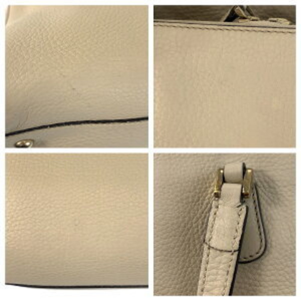 Gucci Interlocking Off White Leather Handbag - image 6